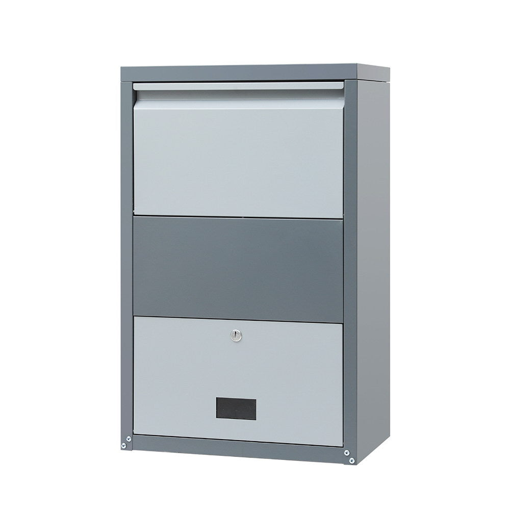 Gardeon Parcel Letterbox Drop Box Package Grey PDB-S-75-GY