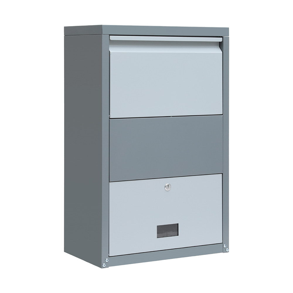 Gardeon Parcel Letterbox Drop Box Package Grey PDB-S-75-GY
