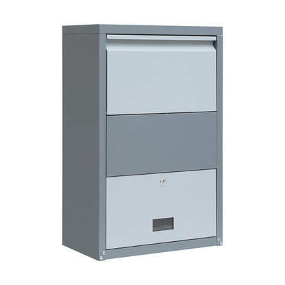 Gardeon Parcel Letterbox Drop Box Package Grey PDB-S-75-GY