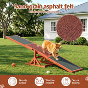 i.Pet Dog Agility Equipment Pet Seesaw Obedience Training Puppy Obstacle Outdoor Play 180cm