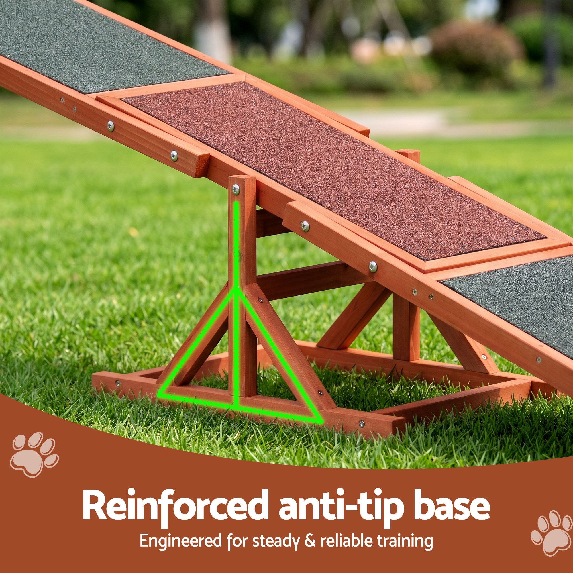 i.Pet Dog Agility Equipment Pet Seesaw Obedience Training Puppy Obstacle Outdoor Play 180cm