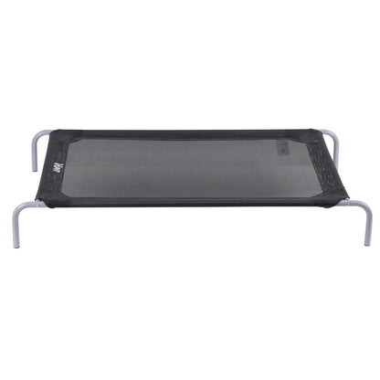 i.Pet Pet Dog Bed Elevated Trampoline Durable Raised Heavy Duty Large Dogs 90x137cm Black PET-BED-ET-XXL137-BK
