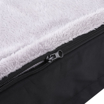 i.Pet Pet Bed Dog Cat Extra Large Calming Soft Sofa Foam Cushion Washable Cover Grey PET-BED-FLAT-XL120-GR
