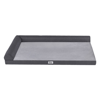 i.Pet Pet Bed Plush Soft Cushion Egg Crate Large Sofa Platform Removable Washable PET-BED-H12-L105-GR