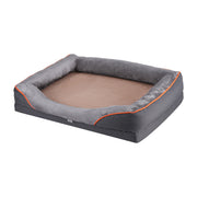 i.Pet Pet Bed Orthopedic Washable Dog Bed Plush Fleece Sofa Cushion Mat PET-BED-H30-XL120-GR