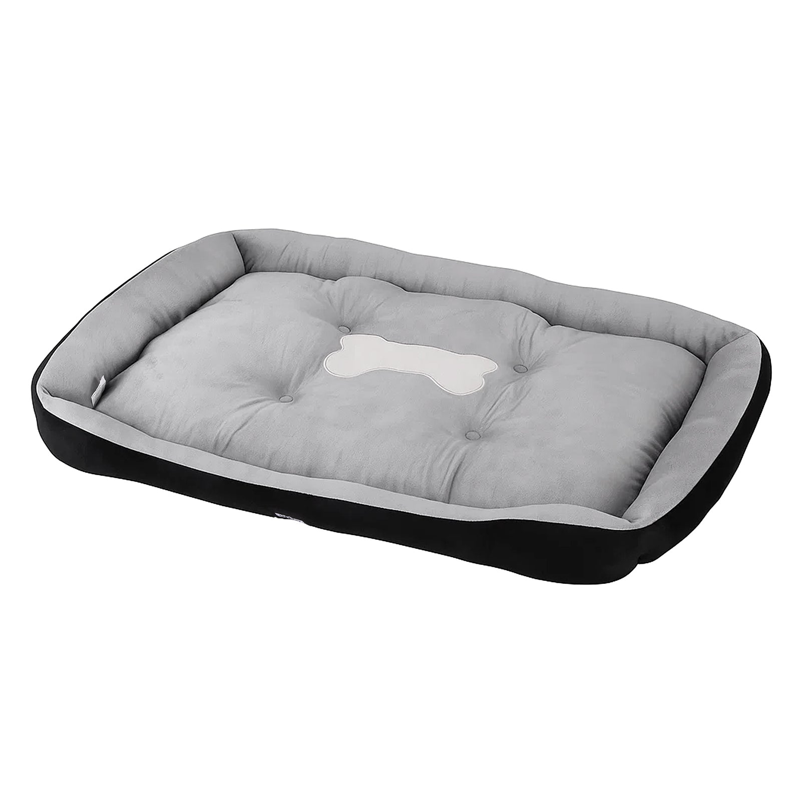 i.Pet Pet Bed Dog Bed Soft PP Cotton Mat Sleeping Comfy Cushion Washable Extra Large PET-BED-XL120-BKGR