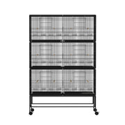 i.Pet Bird Cage 175cm Large Aviary PET-BIRDCAGE-6CAGE-BK