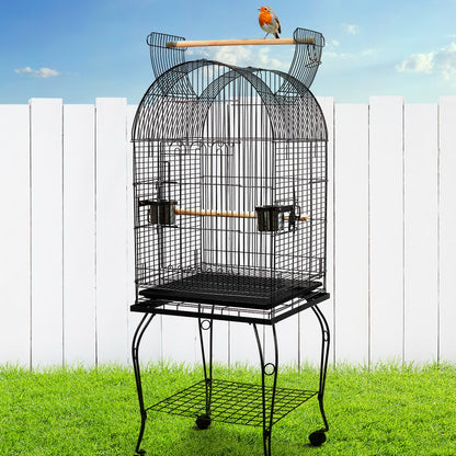 i.Pet Bird Cage 150cm Large Aviary PET-BIRDCAGE-A100-BK