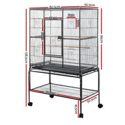 i.Pet Bird Cage 138cm Large Aviary PET-BIRDCAGE-B029T
