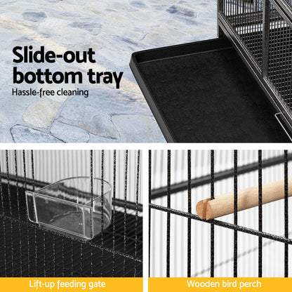 i.Pet Bird Cage 138cm Large Aviary PET-BIRDCAGE-B029T