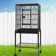 i.Pet Bird Cage 144cm Large Aviary PET-BIRDCAGE-B030-BK