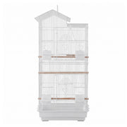 i.Pet 100cm Bird Cage Aviary Parrot Budgie White