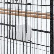 i.Pet Bird Cage Large Cages 160cm Parrot Aviary Stand-Alone Budgie Wheels Castor PET-BIRDCAGE-H160-BK