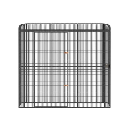 i.Pet Bird Cage Large Walk-in Aviary Budgie Perch Cage Parrot Pet Huge 203cm PET-BIRDCAGE-H203-BK-ABCD