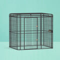 i.Pet Bird Cage Large Walk-in Aviary Budgie Perch Cage Parrot Pet Huge 203cm PET-BIRDCAGE-H203-BK-ABCD