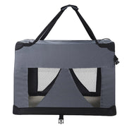 i.Pet Pet Carrier Soft Crate Dog Cat Travel 121x80CM Portable Foldable Car 4XL PET-CARRIER-4XL-GR