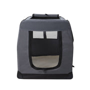 i.Pet Pet Carrier Soft Crate Dog Cat Travel 121x80CM Portable Foldable Car 4XL PET-CARRIER-4XL-GR