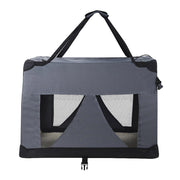 i.Pet Pet Carrier Soft Crate Dog Cat Travel 82x58CM Portable Foldable Car XL PET-CARRIER-XL-GR