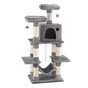 i.Pet Cat Tree 145cm Tower Scratching Post Trees Scratcher Condo House Light Grey PET-CAT-706FSB-LTGR