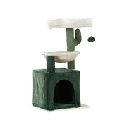 i.Pet Cat Tree 78cm Scratching Post Tower Scratcher Wood Condo House Bed Toys Green PET-CAT-APS013-GN