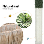 i.Pet Cat Tree 78cm Scratching Post Tower Scratcher Wood Condo House Bed Toys Green PET-CAT-APS013-GN