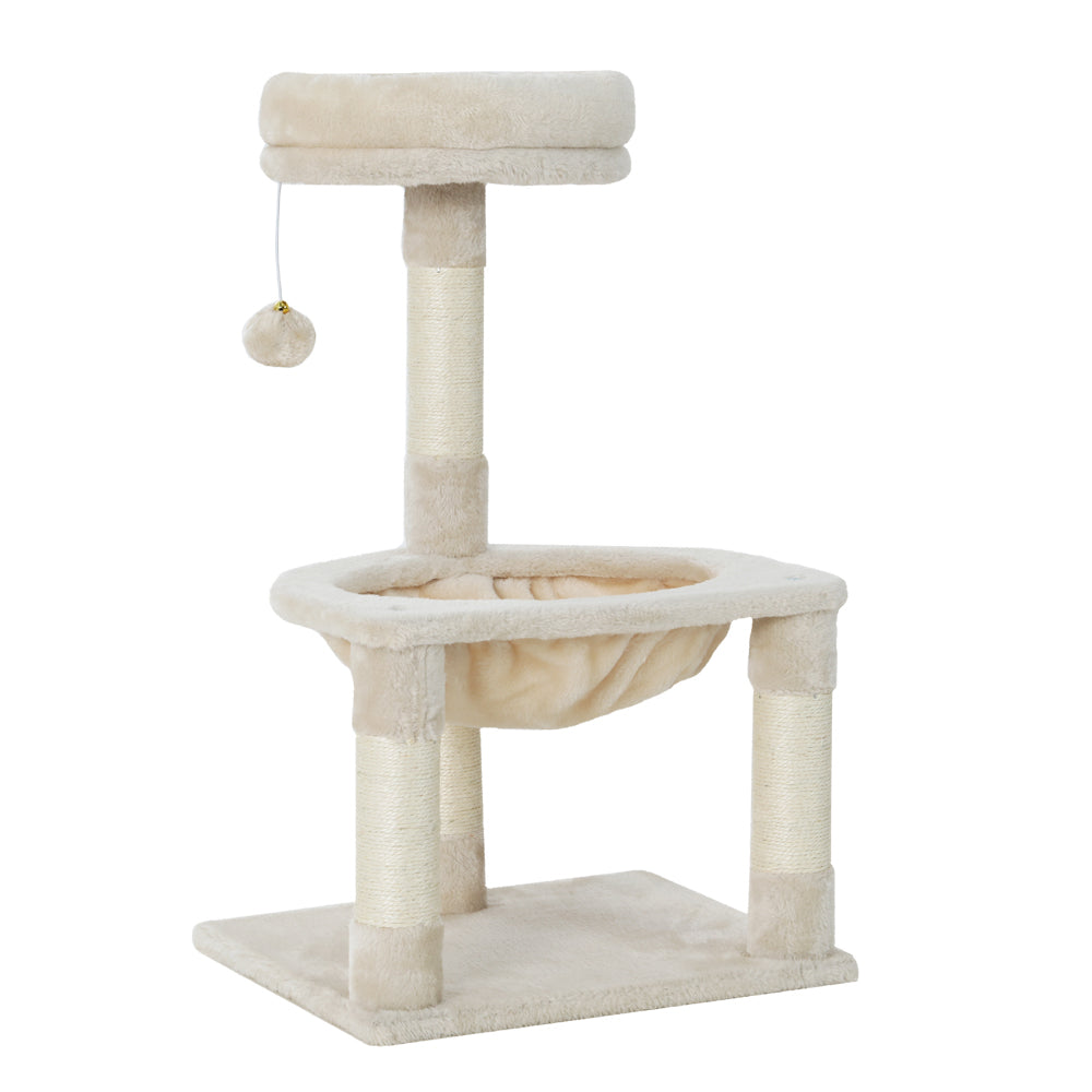 i.Pet Cat Tree 69cm Scratching Post Tower Scratcher Wood Condo Toys House Bed PET-CAT-APS02-BE