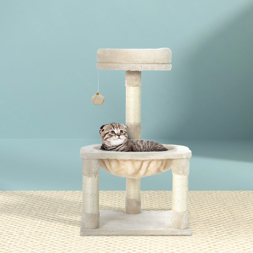 i.Pet Cat Tree 69cm Scratching Post Tower Scratcher Wood Condo Toys House Bed PET-CAT-APS02-BE