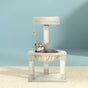i.Pet Cat Tree 69cm Scratching Post Tower Scratcher Wood Condo Toys House Bed PET-CAT-APS02-BE