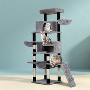 i.Pet Cat Tree 161cm Tower Scratching Post Scratcher Wood Condo House Play Bed PET-CAT-APS021-GR