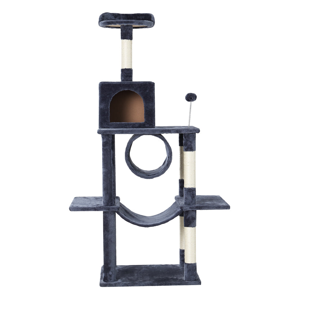 i.Pet Cat Tree 151cm Tower Scratching Post Scratcher Wood Condo House Bed Trees PET-CAT-APS04-GR