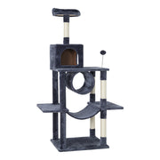 i.Pet Cat Tree 151cm Tower Scratching Post Scratcher Wood Condo House Bed Trees PET-CAT-APS04-GR