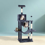 i.Pet Cat Tree 151cm Tower Scratching Post Scratcher Wood Condo House Bed Trees PET-CAT-APS04-GR