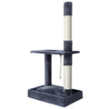 i.Pet Cat Tree 102cm Scratching Post Tower Scratcher Condo House Board Grey PET-CAT-FL014-GR