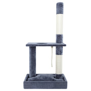 i.Pet Cat Tree 102cm Scratching Post Tower Scratcher Condo House Board Grey PET-CAT-FL014-GR
