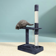 i.Pet Cat Tree 102cm Scratching Post Tower Scratcher Condo House Board Grey PET-CAT-FL014-GR