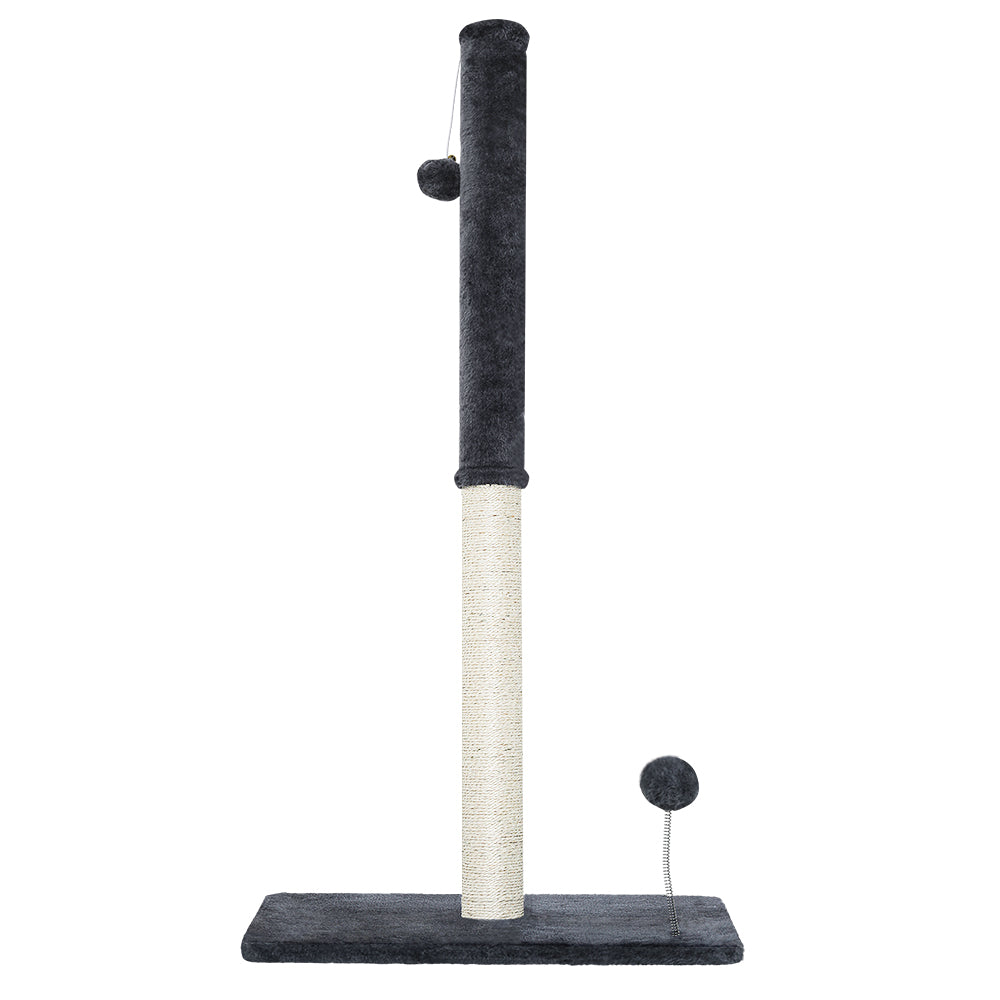 i.Pet Cat Tree 105cm Scratching Post Scratcher Tower Condo House Hanging toys Grey PET-CAT-FL016-2-GR