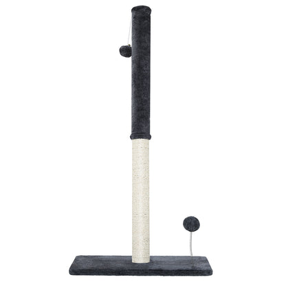 i.Pet Cat Tree 105cm Scratching Post Scratcher Tower Condo House Hanging toys Grey PET-CAT-FL016-2-GR