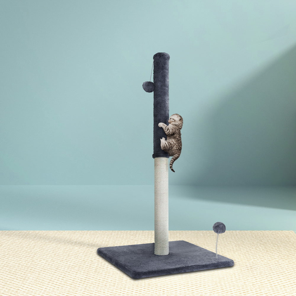 i.Pet Cat Tree 105cm Scratching Post Scratcher Tower Condo House Hanging toys Grey PET-CAT-FL016-2-GR