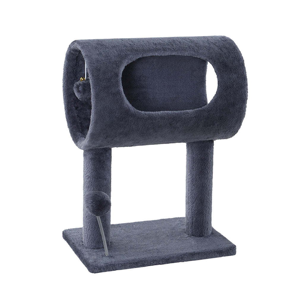 i.Pet Cat Tree 53cm Scratching Post Tower Scratcher Wood Condo House Trees Grey PET-CAT-FL019-1-GR