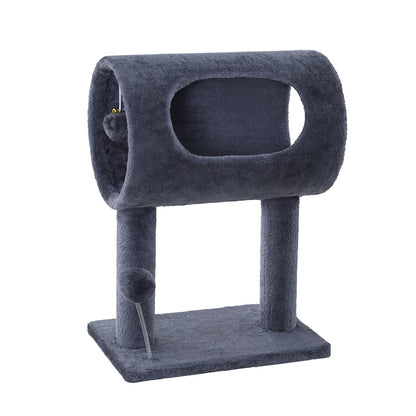 i.Pet Cat Tree 53cm Scratching Post Tower Scratcher Wood Condo House Trees Grey PET-CAT-FL019-1-GR