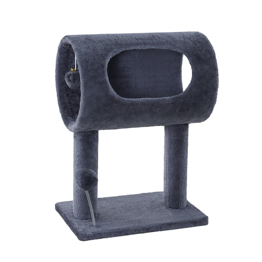 i.Pet Cat Tree 53cm Scratching Post Tower Scratcher Wood Condo House Trees Grey PET-CAT-FL019-1-GR