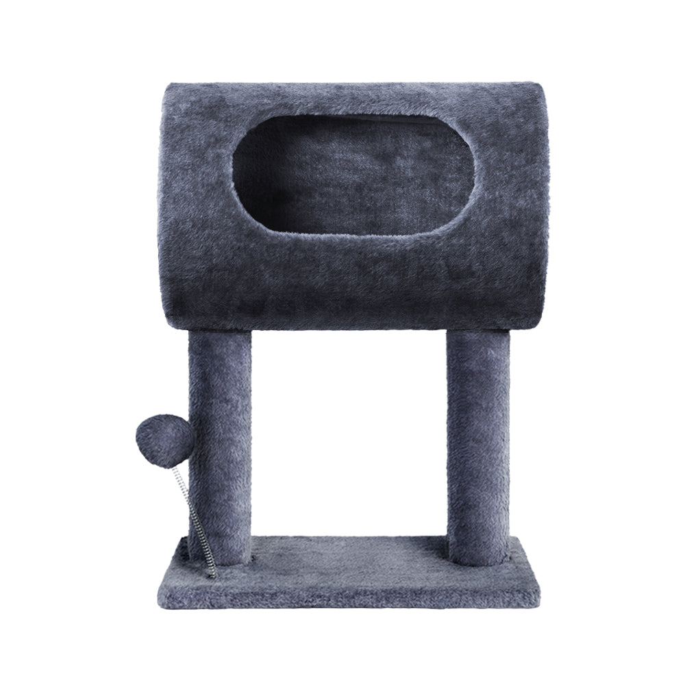 i.Pet Cat Tree 53cm Scratching Post Tower Scratcher Wood Condo House Trees Grey PET-CAT-FL019-1-GR