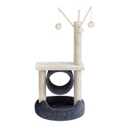 i.Pet Cat Tree 76cm Scratching Post Tower Scratcher Condo House Hanging toys PET-CAT-FL024-GR