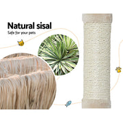i.Pet Cat Tree 110cm Tower Scratching Post Scratcher Wood Condo House Bed Toys PET-CAT-FL025-GR