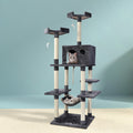 i.Pet Cat Tree 184cm Tower Scratching Post Scratcher Wood Trees Condo Bed House PET-CAT-FL09-GR