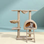 i.Pet Cat Tree 100cm Tower Scratching Post Scratcher Condo House Trees Bed Beige PET-CAT-HSCT003-BE