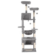 i.Pet Cat Tree 184cm Tower Scratching Post Trees Scratcher Condo House Light Grey PET-CAT-L184-LTGR