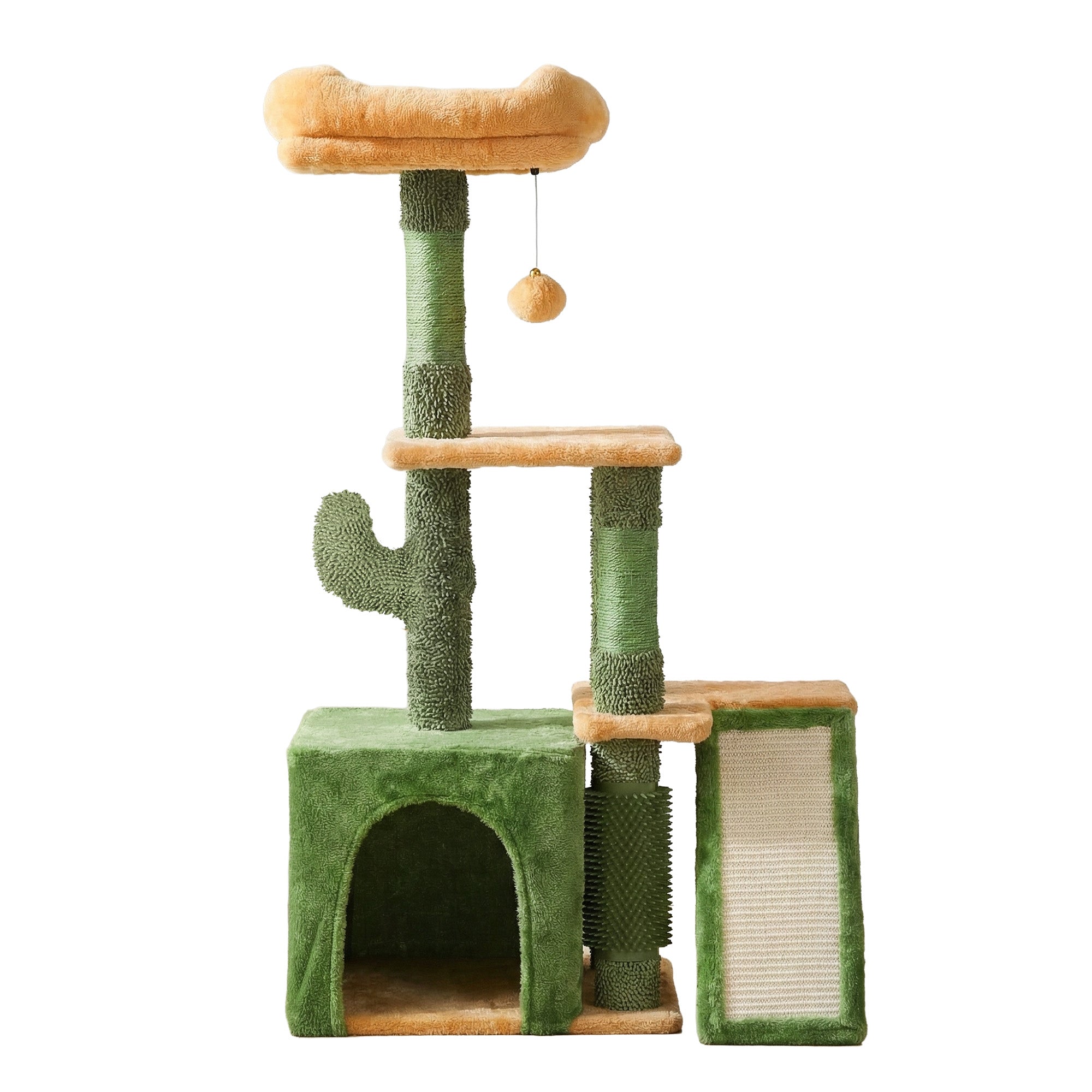 i.Pet Cat Tree Tower 101cm Scratching Post Furniture Scratcher House Green PET-CAT-M101-GN