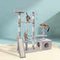 i.Pet Cat Tree 135cm Tower Scratching Post Scratcher Wood Condo House Toys Grey PET-CAT-PETG004-GR