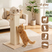 i.Pet Cat Tree 89cm Scratching Post Tower Scratcher Wood Condo Bed House Trees Beige PET-CAT-PO-L-BE